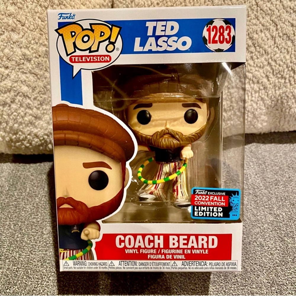FUNKO POP Television Ted Lasso Coach Beard 1238 2022 SDCC Shared Exclusive